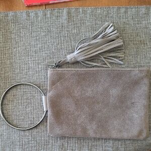 NWOT Thacker Suede Wristlet with Tassel